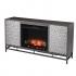 Hollesborne Touch Screen Electric Fireplace w/ Media Storage