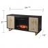 Wilconia Electric Media Fireplace w/ Carved Details