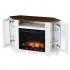 Dilvon Touch Screen Electric Media Fireplace w/ Storage