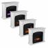 Altonette Electric Fireplace w/ Touch Screen Control Panel