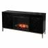 Winsterly Touch Screen Electric Fireplace w/ Media Storage