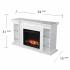 Henstinger Touch Screen Electric Fireplace w/ Bookcase