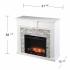 Bondale Touch Screen Electric Fireplace w/ Faux Stone Surround