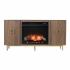 Yorkville Touch Screen Electric Fireplace w/ Media Storage