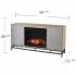 Hollesborne Touch Screen Electric Fireplace w/ Media Storage - Natural