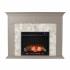 Torlington Marble Tiled Touch Screen Electric Fireplace - Gray