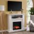 Nobleman Touch Screen Electric Media Fireplace w/ Tile Surround Thumbnail