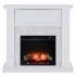 Nobleman Electric Media Fireplace w/ Tile Surround