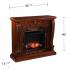 Cardona Touch Screen Electric Fireplace w/ Faux Marble