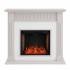 Chessing Penny-Tiled Smart Fireplace