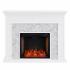 Torlington Tiled Marble Fireplace Mantel w/ Smart Firebox