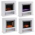 Lirrington Stainless Steel Fireplace w/ Alexa Firebox