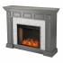 Dakesbury Alexa Smart Fireplace w/ Faux Stone