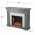 Dakesbury Alexa Smart Fireplace w/ Faux Stone