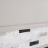 Birkover Smart Fireplace w/ Marble Surround