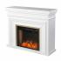 Bevonly Smart Electric Fireplace - White