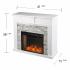 Bondale Smart Electric Fireplace w/ Faux Stone Surround