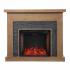 Standlon Smart Fireplace w/ Faux Stone Surround