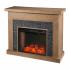 Standlon Smart Fireplace w/ Faux Stone Surround