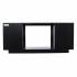 Delgrave Smart Fireplace w/ Media Storage - Black