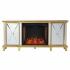 Toppington Mirrored Smart Fireplace - Gold
