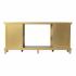 Toppington Mirrored Smart Fireplace - Gold