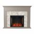 Torlington Marble Tiled Smart Fireplace - Gray