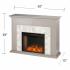 Torlington Marble Tiled Smart Fireplace - Gray
