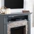 Seneca Smart Media Fireplace - Gray