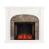 Tanaya Smart Fireplace w/ Faux Stone