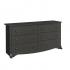 Riverdale 6-Drawer Chest, Washed Black