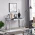 Glenview Glam Mirrored Writing Desk w/ Drawers
