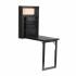 Minford Fold-Out Convertible Desk - Black