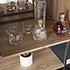 Northdom Tall Bar Cabinet w/ Wine Storage