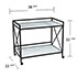 Maxton Bar Cart - Black and White