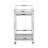Ivers Metal Mirrored Bar Cart - Chrome