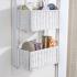 Cortovo Over-The-Door 3-Tier Basket Storage - White