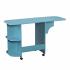 Stradville Expandable Rolling Sewing Table/Craft Station - Turquoise