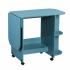 Expandable Rolling Sewing Table/Craft Station - Turquoise