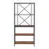 Patrick Two-Tone Mixed Material Bakers Rack