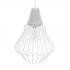 Brodiman Cage Pendant Lamp Collection - 2pc Set - White