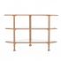 Jaymes Metal/Glass Corner TV Stand - Gold