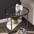 Ledermore Round Side Table w/ Faux Stone