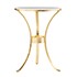 Fordoche Round Accent Table - Gold