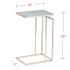 Holly & Martin Colbi Glass-Topped C-Table - Glam Style