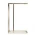 Colbi Mirror-Topped C-Table - Glam Style - Champagne w/ Antique Mirror