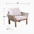 Brendina Outdoor Armchair w/ Cushions - 2pc Set