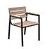 Standlake Slatted Outdoor Chairs - 2pc Set
