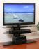 Corner LCD TV Stand With 2 Av Component Shelves