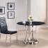 Stainless Steel & Black Marquina Marble Dining Table Thumbnail